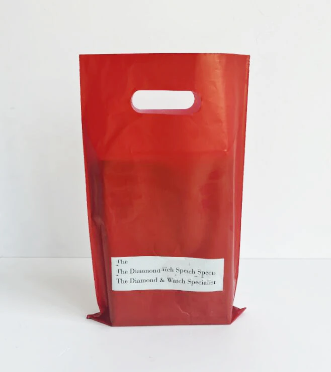 die cut handle plastic bags die cut handle plastic bags
